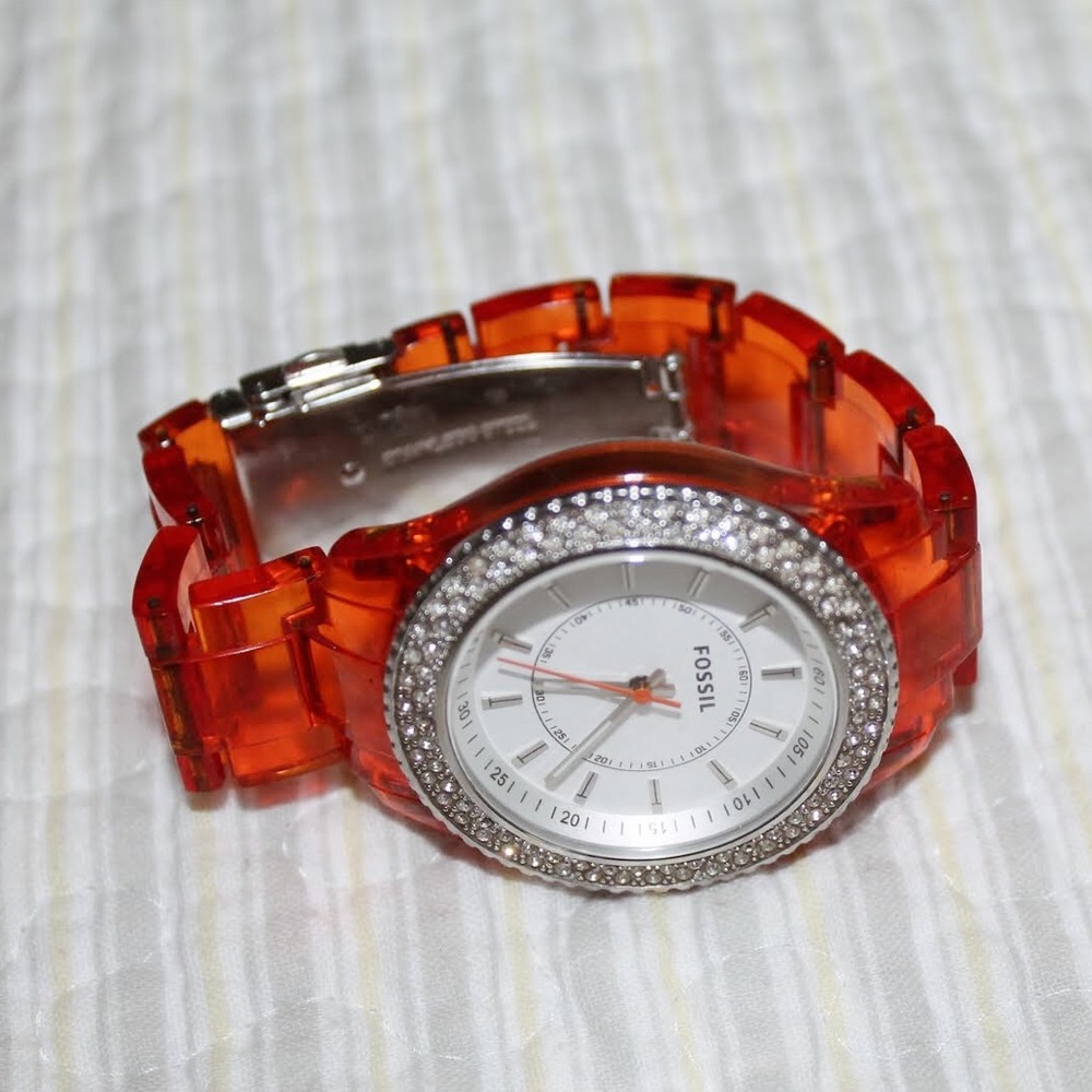 Fossil Orange Fashion Watch